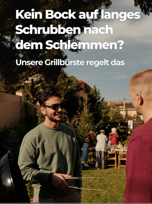 Grillbürste Messing für Gussrost & Grillrost Reinigung - Gusseisen Reiniger
