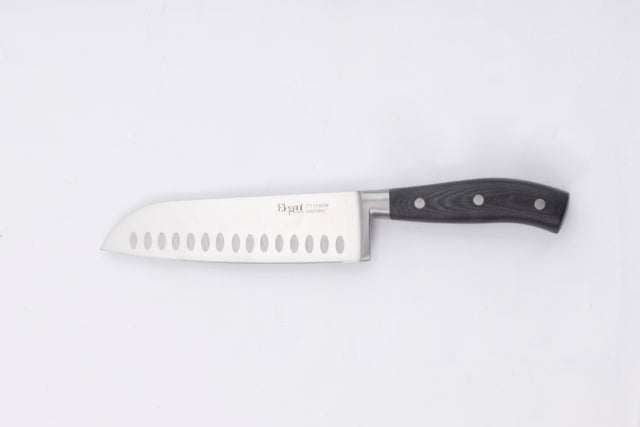 Zweiteiliges ELEGANT Messer-Set mit Santoku und ergonomischem Griff.