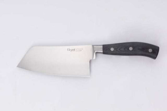 Messer-Set der Serie 'Elegant' von Carote® zweiteilig Edelstahl rostfrei, Hackmesser mit ergonomischem Griff.