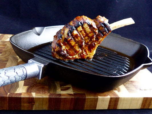 PUREiron Grillpfanne B-Ware mit kleinen Mängeln oder Schönheitsfehlern