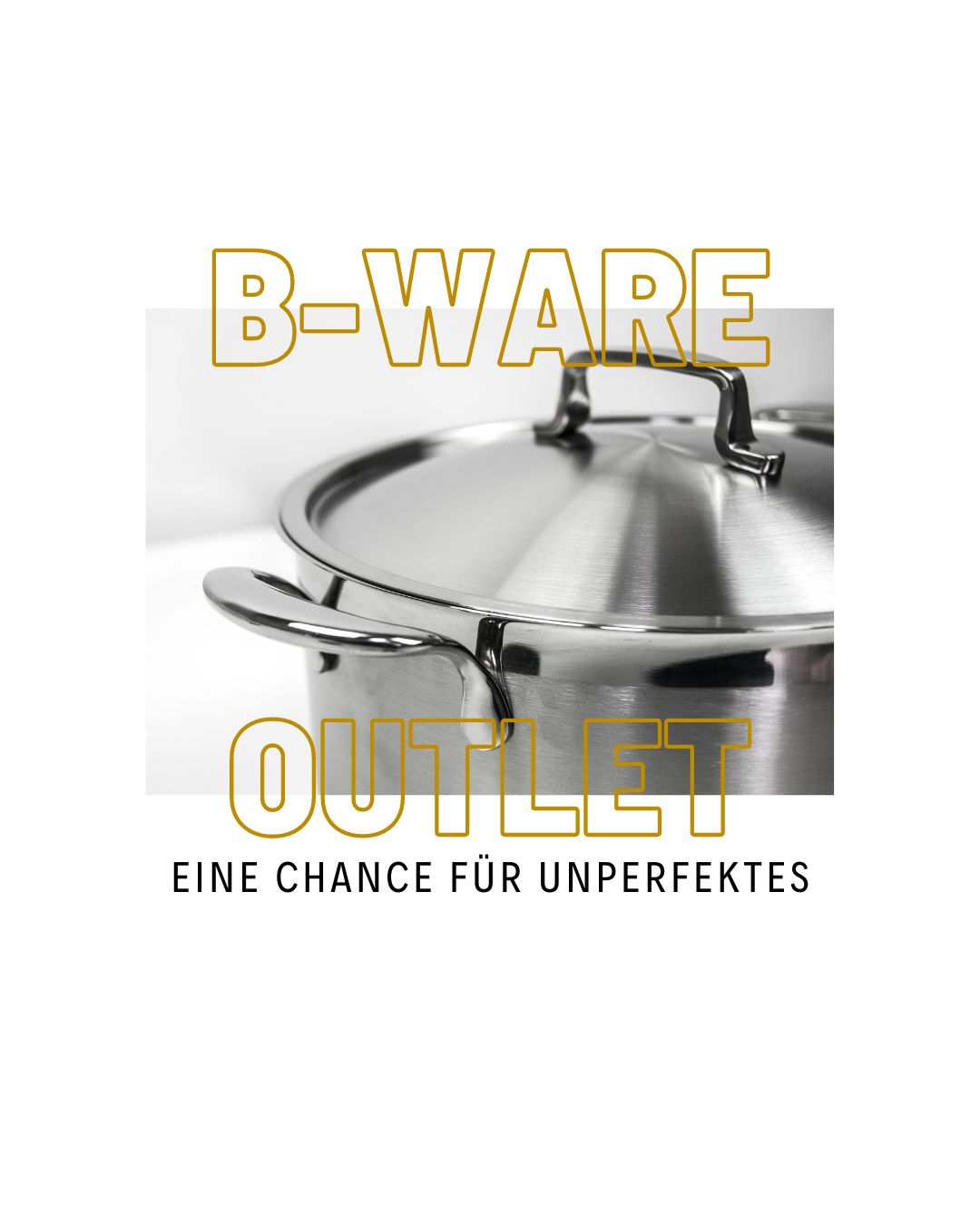 B-Ware Outlet auf www.diepfanne.com: Ware 2. Wahl stark ermäßigt erhältlich, solange der Vorrat reicht