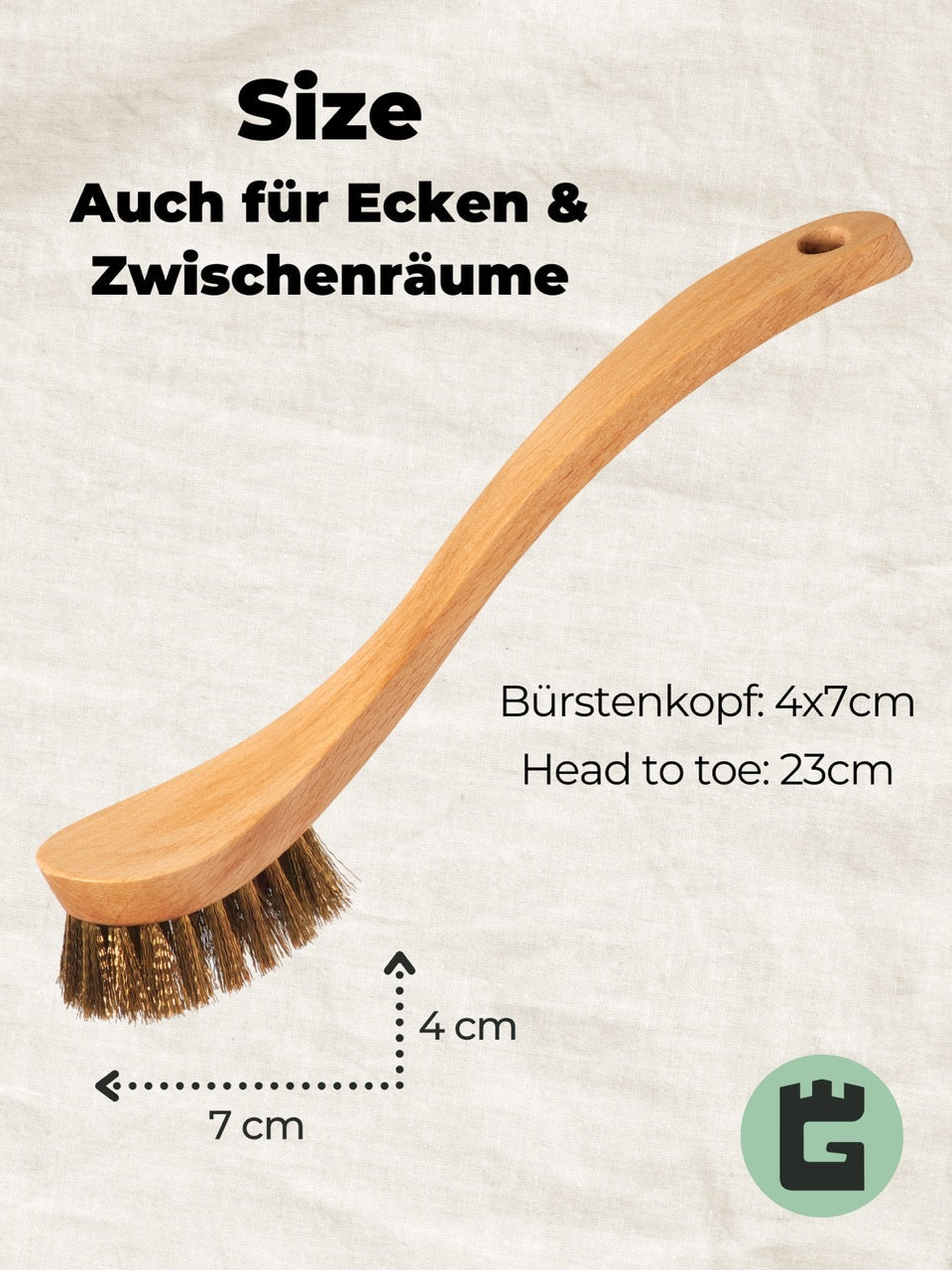 Grillbürste Messing für Gussrost & Grillrost Reinigung - Gusseisen Reiniger