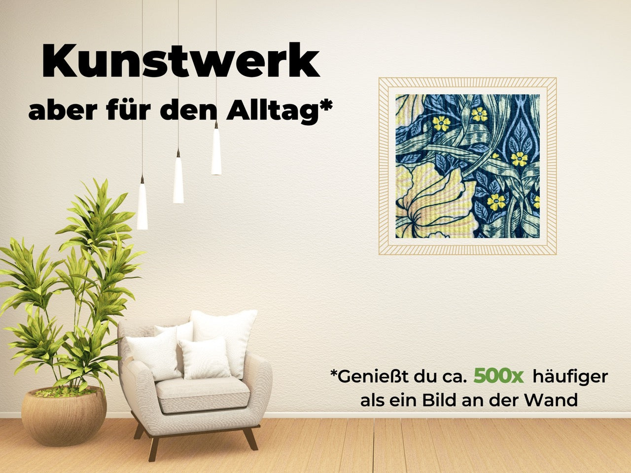 5x Art Spültücher bedruckt Set - William Morris Select Edition